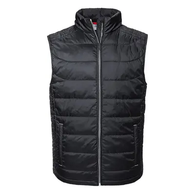 (2XL, Black) Russell Mens Nano Padded Bodywarmer