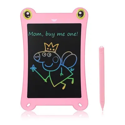 (Pink) 8.5 inch Frog Colors screen LCD Writing Tablet Drawing Handwriting Pad Message Board Kids