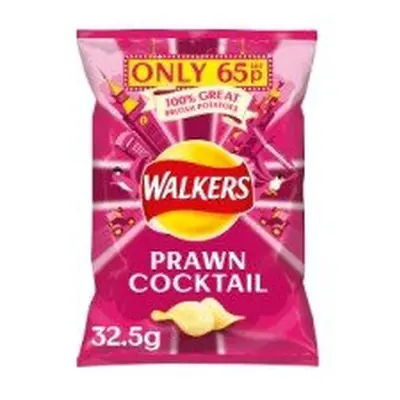 Walkers Prawn Cocktail Crisps 32.5g (32 x 32.5g)