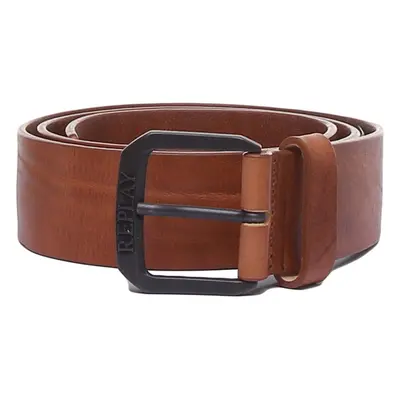 Replay A3077.045 Replay Crinkle Crust Belts In Tan Size