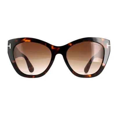 Tom Ford Sunglasses FT0940 Cara 55F Dark Havana Brown Gradient