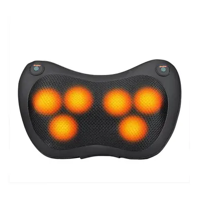 (8 Heads, US Plug) Electric Massager Pillow Infrared Heating Back Neck Car Seat