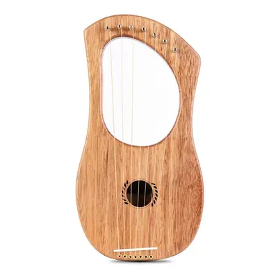 7-String Lyre Harp Ancient Style Lyres Terminalia Wood String Instrument