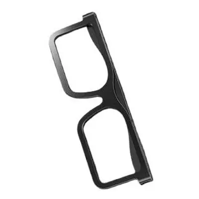 (Black) PPT-Desktop Tablet PC Aluminum Alloy Bracket Portable Storage Foldable Cooling Glasses N