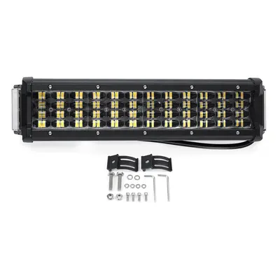 12 Inch 64W LED Work Light Bar 4WD Quad-Row Combo Driving Lamp For Boat Offroad SUV ATV UTV