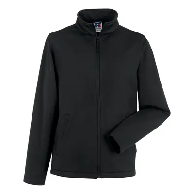 (XXL, Black) Russell Mens Smart Soft Shell Jacket