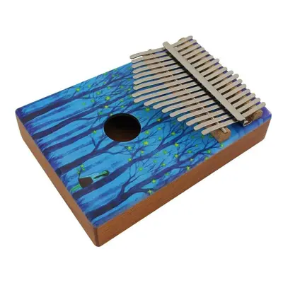 17-Key Portable Wooden Kalimba Thumb Piano Mbira