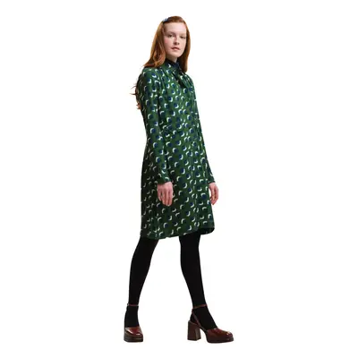 (12 UK, Shadow Elm Emerald) Regatta Womens/Ladies Orla Kiely Leaf Print Dress