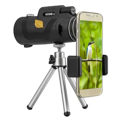 40X60 Telescope With Tripod+Phone Clip Powerful Night Vision BAK4 Prism Long View FMC Coating Fi