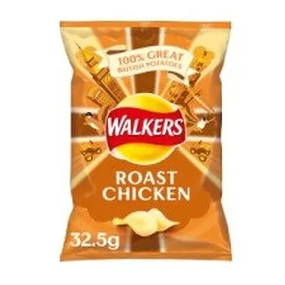 Walkers Roast Chicken Crisps 32.5g (32 x 32.5g)