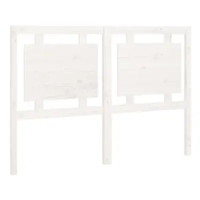 (white, 140.5 x x cm) vidaXL Bed Headboard Home Bedroom Decorative Bed Header Panel Solid Wood P