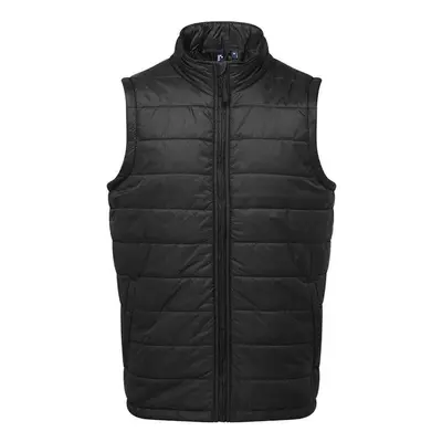 (S, Black) Premier Mens Recyclight Gilet