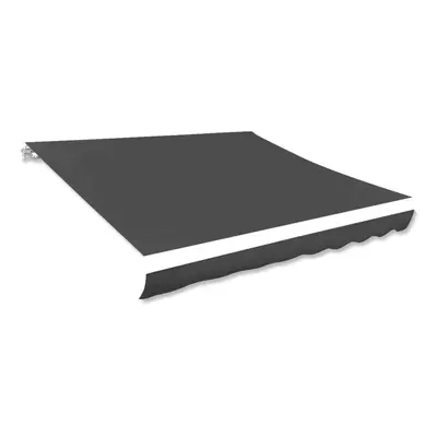 vidaXL Awning Top Sunshade Canvas Anthracite 350x250 cm Replacement Canvas Top