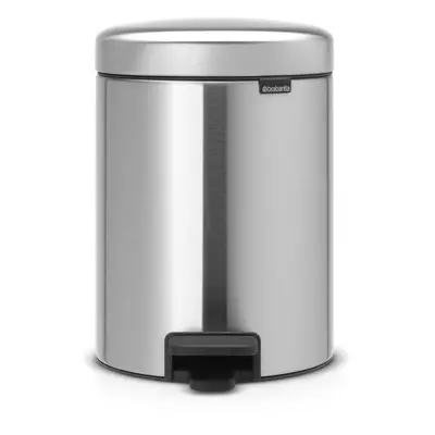 Brabantia Pedal Bin newIcon with Plastic Inner Bucket, Litre - Matt Steel