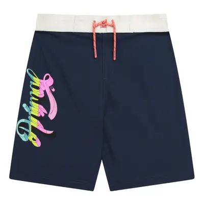 (7-8 Years, Navy) Animal Girls Nora Classic Boardshorts