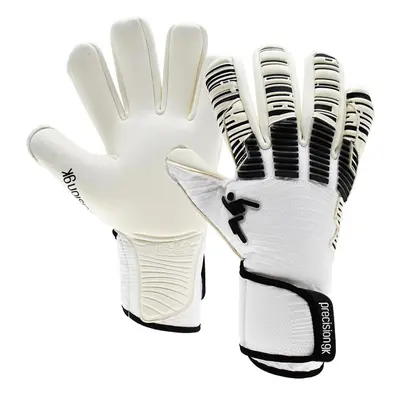 Size 10.5 Professional ADULT Goal Keeping Gloves ELITE 2.0 Black & White Keeper