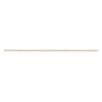 (14) Jewelco London 9ct Yellow Gold - Fine Trace Pendant Chain Necklace - 1.2mm gauge