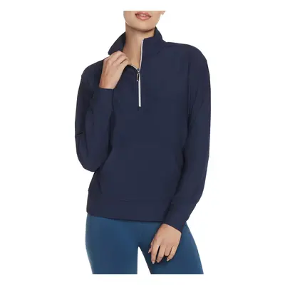 (XL, Navy) Skechers Womens/Ladies GoLuxe Quarter Zip Pullover