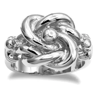 (X) Jewelco London Silver Knot Ring - ARN161