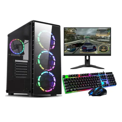 FCS Fast Gaming Intel Quad Core i5 8GB RAM 1TB HDD PC Bundle & Monitor