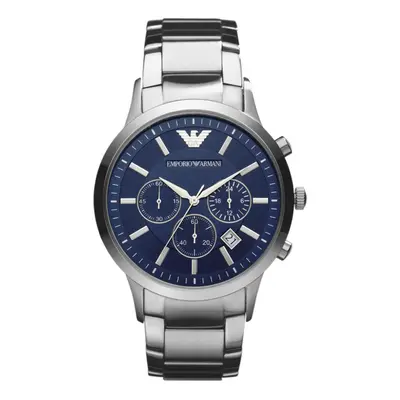 Emporio Armani AR2448 Silver Steel Chronograph Men's Watch