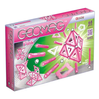 Geomag Pink Magnetic Construction Set (68-Piece)