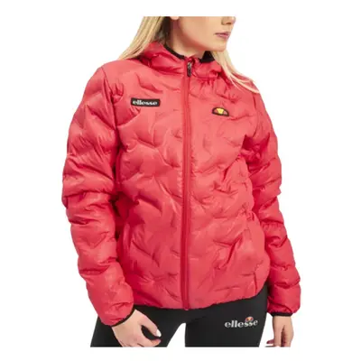 (UK6/US2/EU34) ELLESSE CALONAZZO SRC07232 Womens Puffer Jacket Quilted Hooded Padded Coat Pink