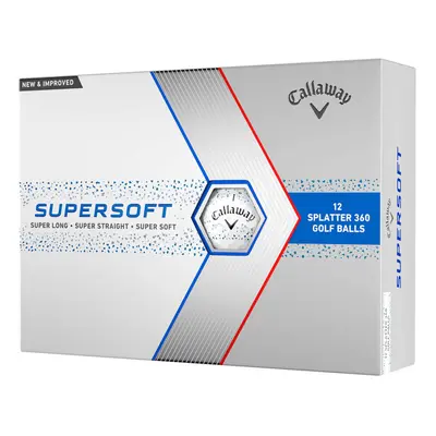 Callaway Golf Unisex Supersoft Splatter Pack Distance Golf Balls