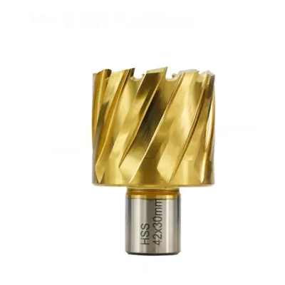 (16mm) HSS Hollow 12-42mm Cutting Diameter Titanium Coated Core Drill Bit For Metal Cutting Weld