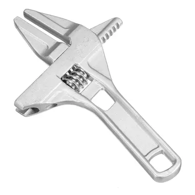 200mm Mini Small Adjustable Spanner Wrench Short Shank Large Openings Ultra Thin