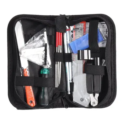 25PCS Guitar Tool Kit Repairing Maintenance Tools String Organizer Action Ruler Gauge Measuring 