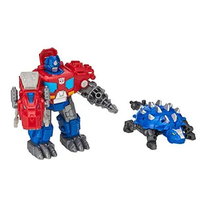 Transformers Dinobot Adventures Rescue Bots F3110 Optimus Prime + Dinobot Figure cm