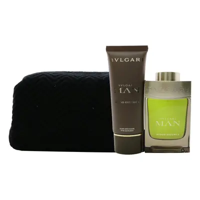 Bvlgari-Man Wood Essence Coffret: Eau De Parfum Spray 100ml/3.4oz + After Shave Balm 100ml/3.4oz