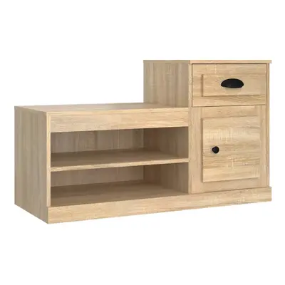 (sonoma oak) vidaXL Shoe Cabinet Shoe Rack Shoe Storage Shelf Organiser Engineered Wood