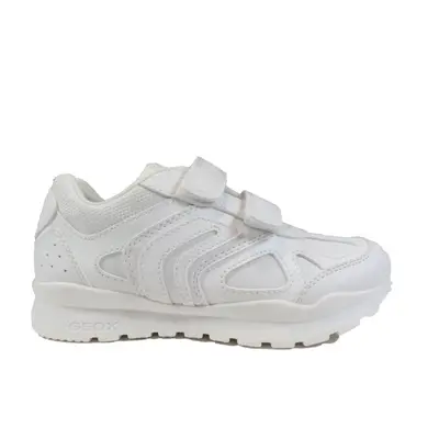 (13 (Children's)) Pavel J0415C White Childrens Rip Tape School Trainers