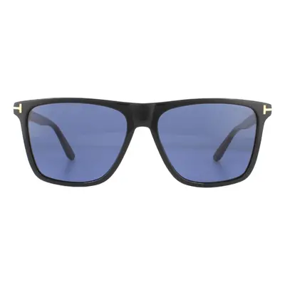 Tom Ford Sunglasses Fletcher FT0832 01V Shiny Black Blue