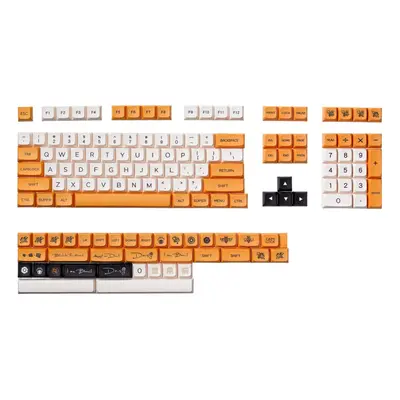 144 Keys PBT Sublimation XDA Profile Custom Keycaps for Mechanical Keyboard