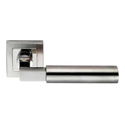 PAIR Square Cut Mitred Bar Handle Concealed Fix Polished & Satin Steel