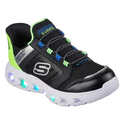 (13 UK Child, Black/Lime) Skechers Boys Hypno-Flash 2.0 - Odelux Trainers