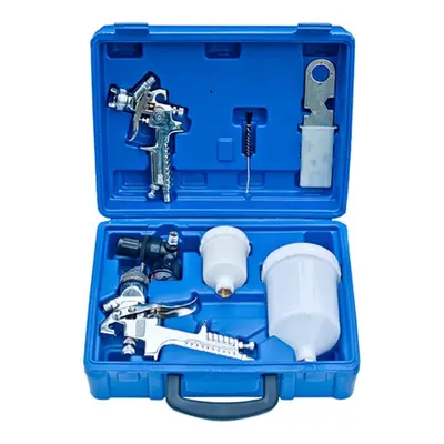 vidaXL Two HVLP Spray Gun Professional Spraygun Paint Airbrush Painting Kit