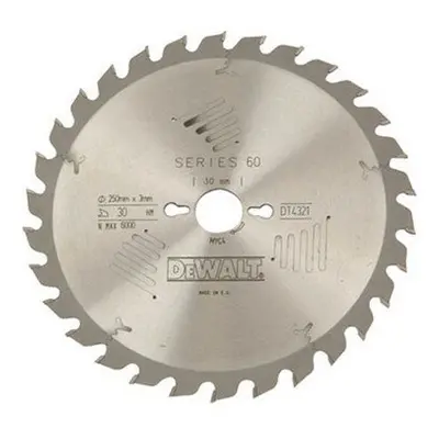 DeWalt DT4322-QZ Circular Saw Blade 250mm x 30mm x Teeth Series General Purpose