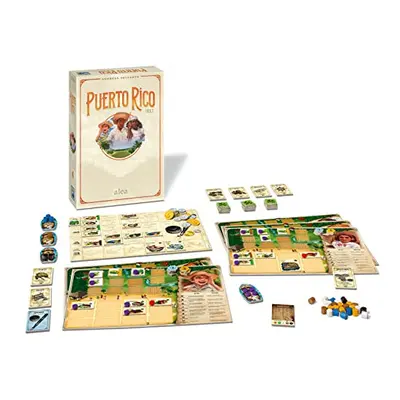 Alea Puerto Rico Immersive Strategy Board Games for Adults and Kids Age Years Up