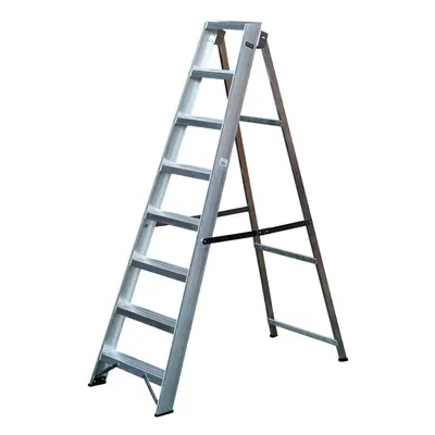 1.7m Aluminium Swingback Step Ladders Tread Professional Lightweight Steps