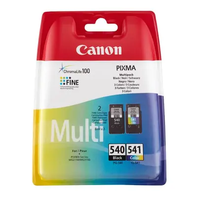 PG-540 Black + CL-541 Colour Genuine Ink Cartridges â Multipack