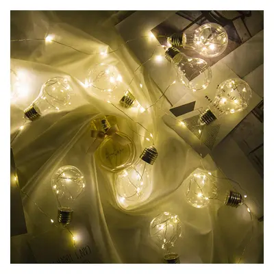 (White, battery) Bulbs Light Hanging LED String Light Firefly Party Wedding Home Decoration Roma