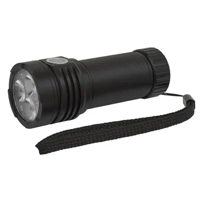 ULTRA BRIGHT 3500lm Rechargeable LED Torch - OSRAM P9 30W - 250m Light Range