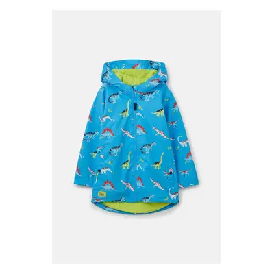 (7-8 Yrs, Blue Dino Print) Ethan Kids Waterproof Jacket