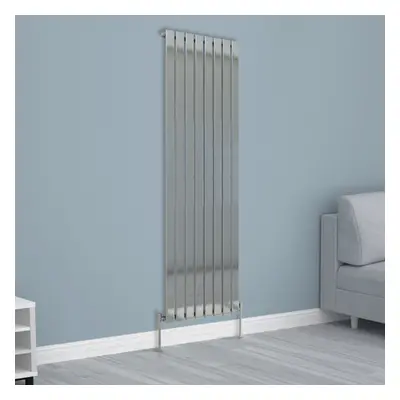 (1800x544mm Single, Chrome) NRG Horizontal Vertical Flat Panel Designer Radiator Central Heating