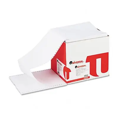 Universal Computer Paper- 20lb- 9-1/2 x 11- Letter Trim Perforations- White- Sheets