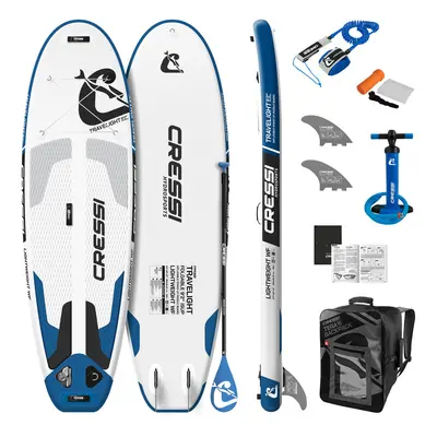 Cressi Unisex's Travelight Isup Set 9'2'' Ultralight All Round Inflatable SUP Made LWF Technolog